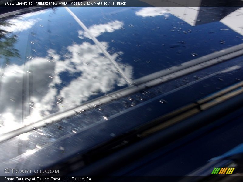 Mosaic Black Metallic / Jet Black 2021 Chevrolet TrailBlazer RS AWD