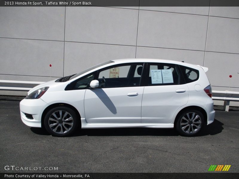 Taffeta White / Sport Black 2013 Honda Fit Sport