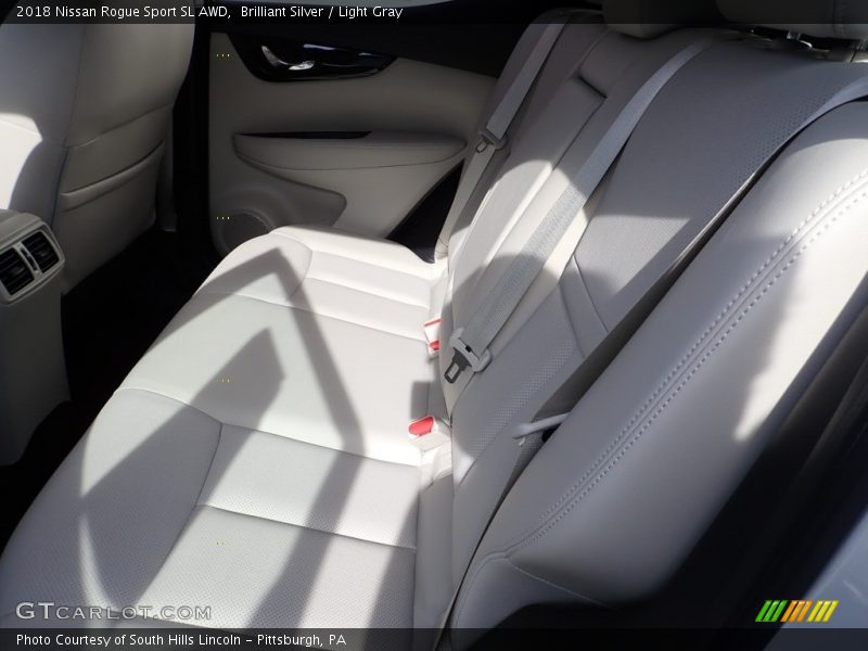Brilliant Silver / Light Gray 2018 Nissan Rogue Sport SL AWD