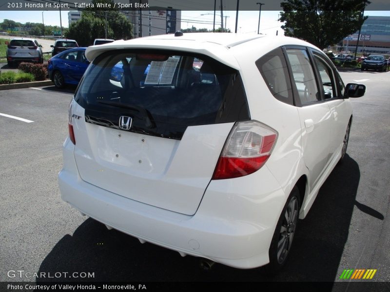 Taffeta White / Sport Black 2013 Honda Fit Sport