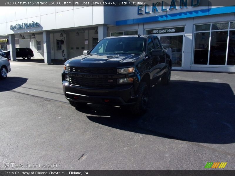 Black / Jet Black 2020 Chevrolet Silverado 1500 Custom Trail Boss Crew Cab 4x4