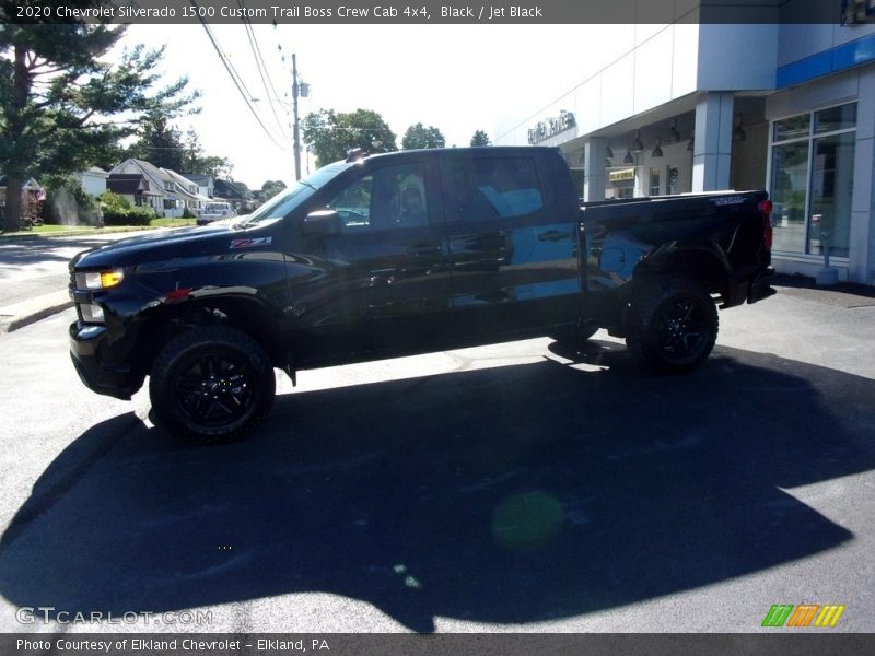 Black / Jet Black 2020 Chevrolet Silverado 1500 Custom Trail Boss Crew Cab 4x4