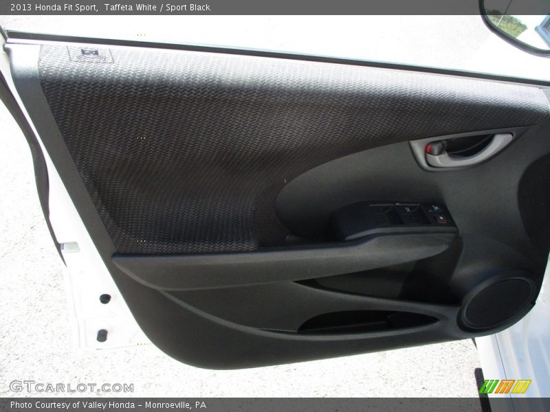 Taffeta White / Sport Black 2013 Honda Fit Sport