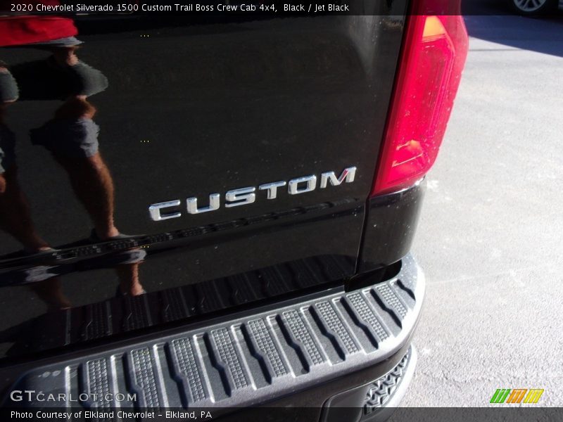 Black / Jet Black 2020 Chevrolet Silverado 1500 Custom Trail Boss Crew Cab 4x4