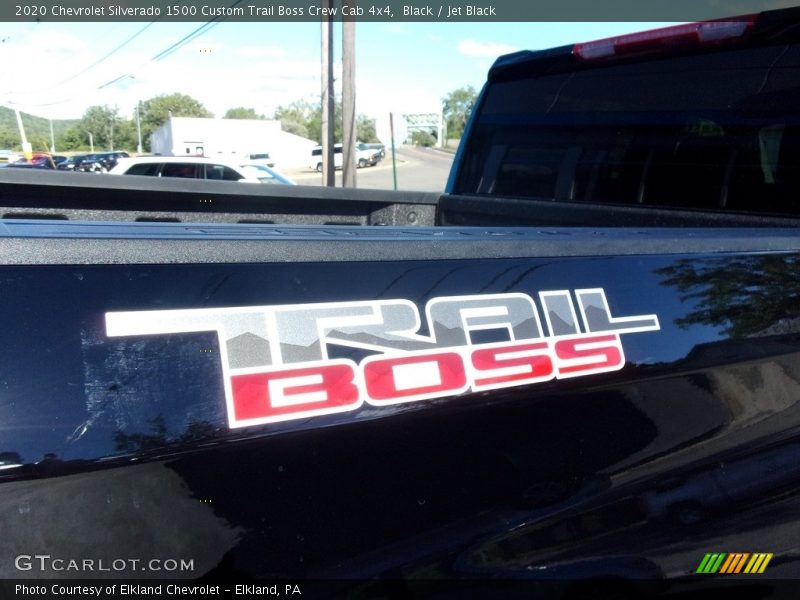 Black / Jet Black 2020 Chevrolet Silverado 1500 Custom Trail Boss Crew Cab 4x4