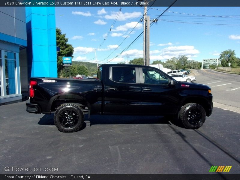 Black / Jet Black 2020 Chevrolet Silverado 1500 Custom Trail Boss Crew Cab 4x4