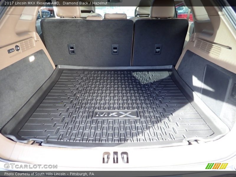  2017 MKX Reserve AWD Trunk