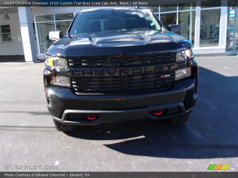 Black / Jet Black 2020 Chevrolet Silverado 1500 Custom Trail Boss Crew Cab 4x4