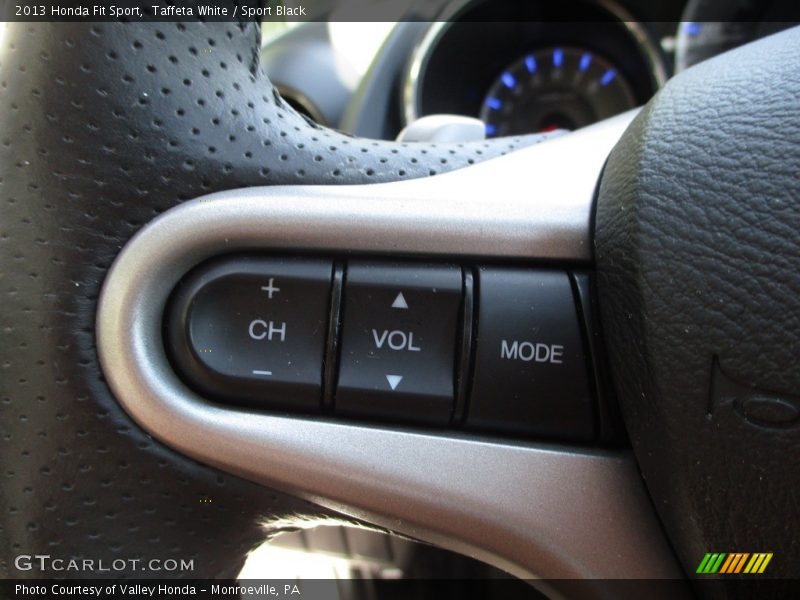 Taffeta White / Sport Black 2013 Honda Fit Sport