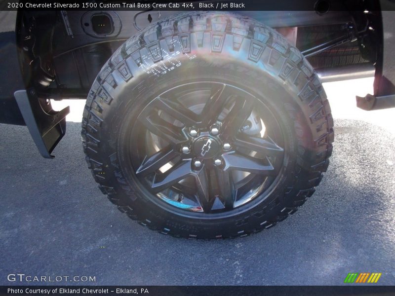 Black / Jet Black 2020 Chevrolet Silverado 1500 Custom Trail Boss Crew Cab 4x4