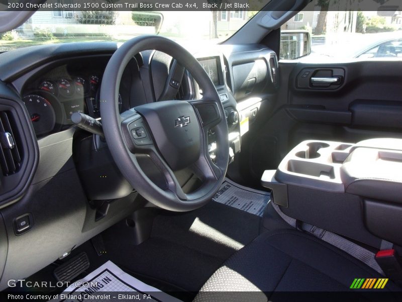 Black / Jet Black 2020 Chevrolet Silverado 1500 Custom Trail Boss Crew Cab 4x4