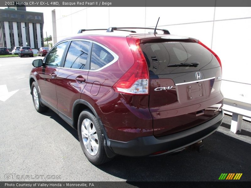 Basque Red Pearl II / Beige 2012 Honda CR-V EX-L 4WD