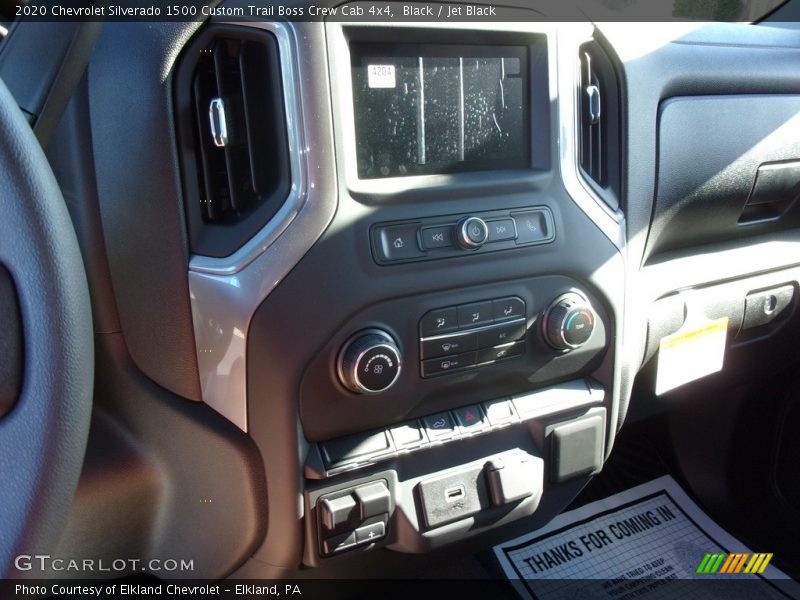 Black / Jet Black 2020 Chevrolet Silverado 1500 Custom Trail Boss Crew Cab 4x4