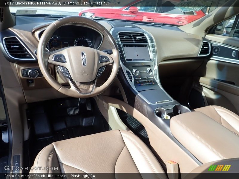  2017 MKX Reserve AWD Hazelnut Interior