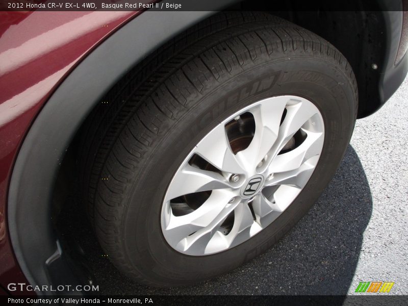 Basque Red Pearl II / Beige 2012 Honda CR-V EX-L 4WD
