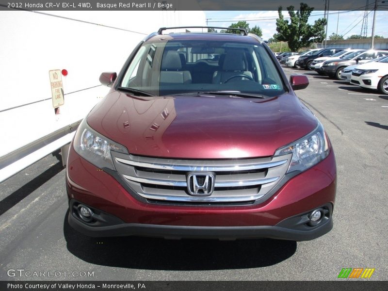 Basque Red Pearl II / Beige 2012 Honda CR-V EX-L 4WD