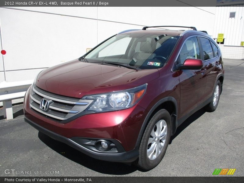 Basque Red Pearl II / Beige 2012 Honda CR-V EX-L 4WD