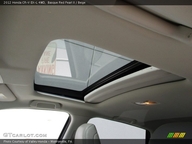 Basque Red Pearl II / Beige 2012 Honda CR-V EX-L 4WD
