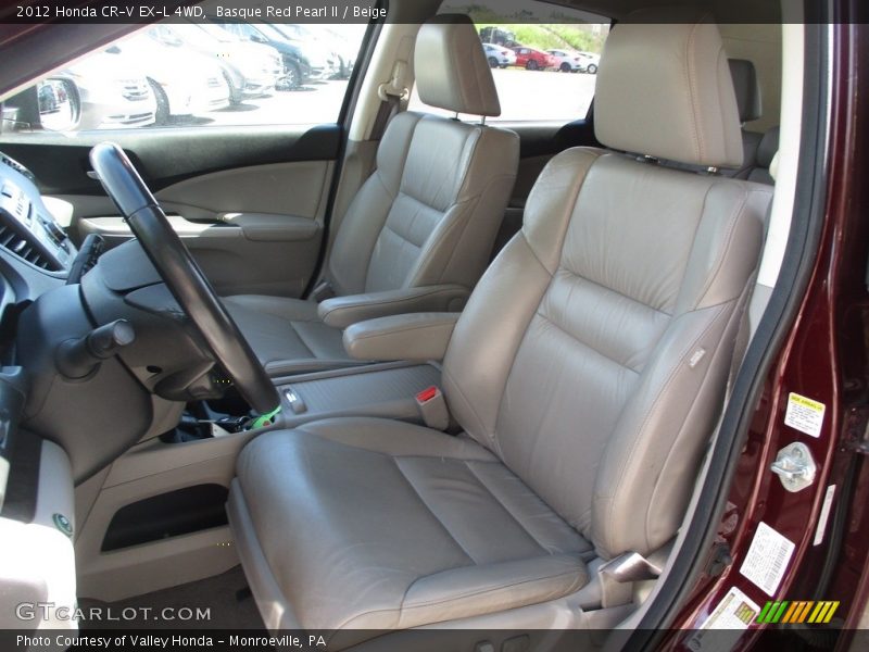 Basque Red Pearl II / Beige 2012 Honda CR-V EX-L 4WD