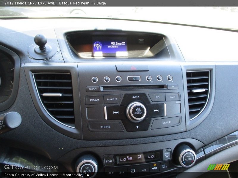 Basque Red Pearl II / Beige 2012 Honda CR-V EX-L 4WD