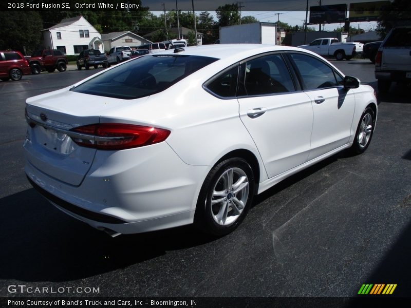 Oxford White / Ebony 2018 Ford Fusion SE