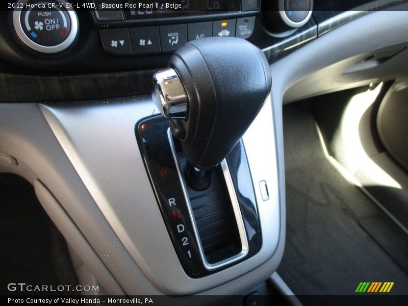 Basque Red Pearl II / Beige 2012 Honda CR-V EX-L 4WD