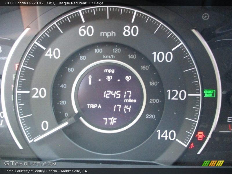 Basque Red Pearl II / Beige 2012 Honda CR-V EX-L 4WD