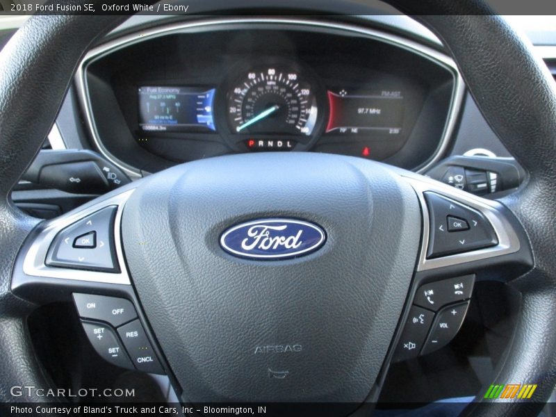 Oxford White / Ebony 2018 Ford Fusion SE