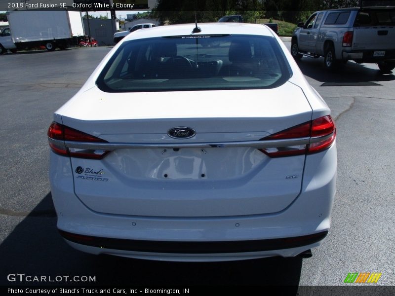 Oxford White / Ebony 2018 Ford Fusion SE