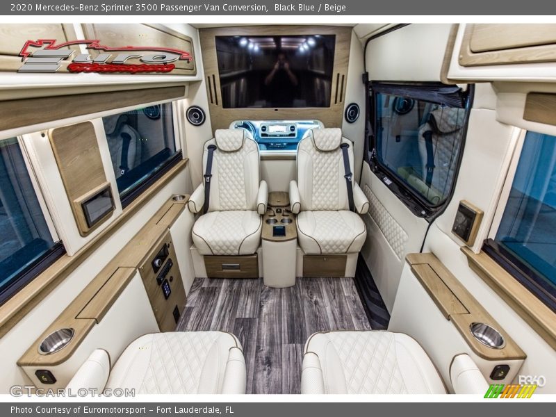 Black Blue / Beige 2020 Mercedes-Benz Sprinter 3500 Passenger Van Conversion