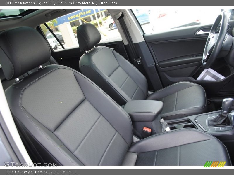 Front Seat of 2018 Tiguan SEL
