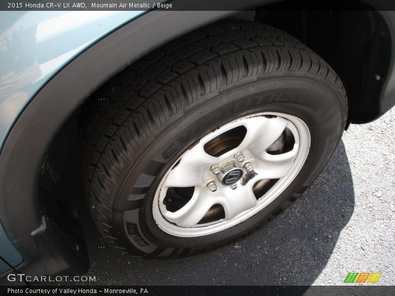 Mountain Air Metallic / Beige 2015 Honda CR-V LX AWD