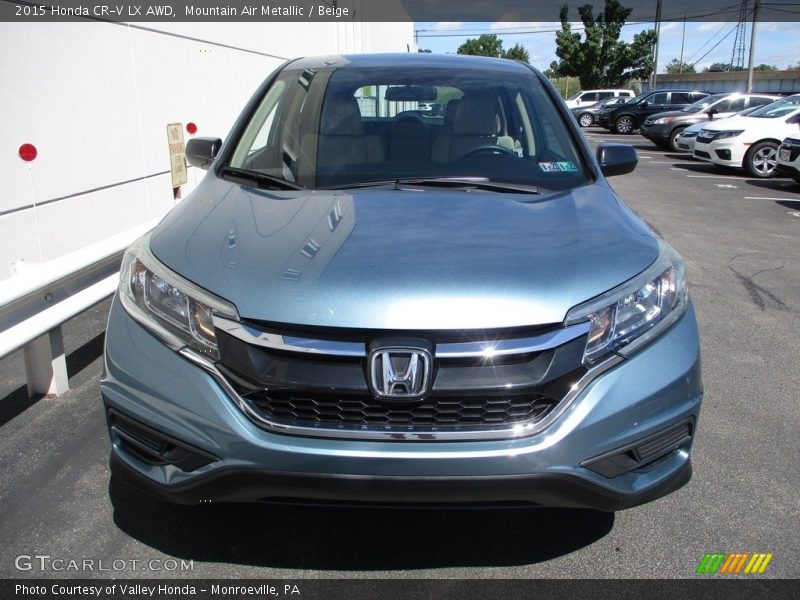 Mountain Air Metallic / Beige 2015 Honda CR-V LX AWD