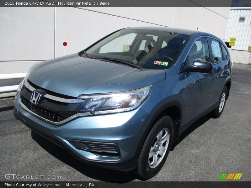 Mountain Air Metallic / Beige 2015 Honda CR-V LX AWD