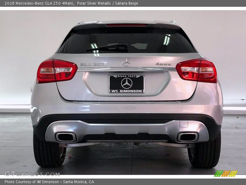 Polar Silver Metallic / Sahara Beige 2018 Mercedes-Benz GLA 250 4Matic