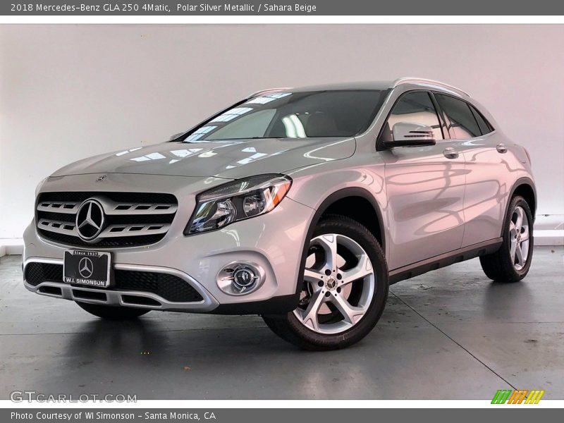 Polar Silver Metallic / Sahara Beige 2018 Mercedes-Benz GLA 250 4Matic