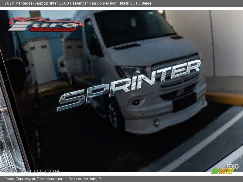 Black Blue / Beige 2020 Mercedes-Benz Sprinter 3500 Passenger Van Conversion