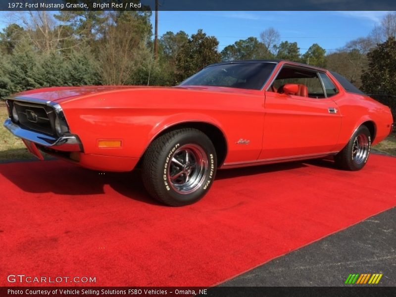 Front 3/4 View of 1972 Mustang Grande
