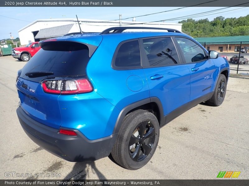 Hydro Blue Pearl / Black 2020 Jeep Cherokee Altitude 4x4