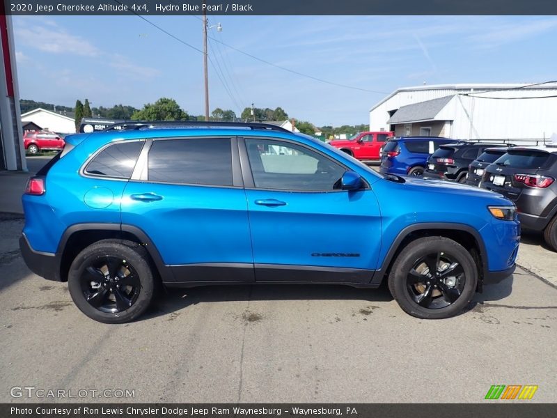 Hydro Blue Pearl / Black 2020 Jeep Cherokee Altitude 4x4