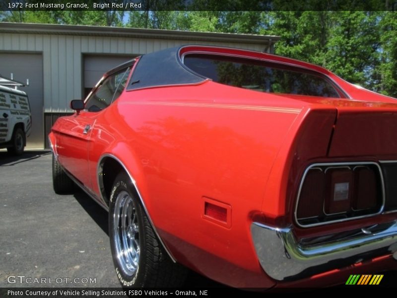 Bright Red / Red 1972 Ford Mustang Grande