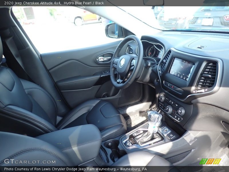Hydro Blue Pearl / Black 2020 Jeep Cherokee Altitude 4x4