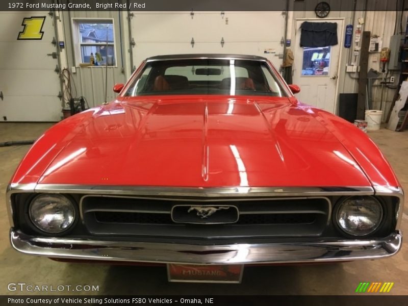 Bright Red / Red 1972 Ford Mustang Grande