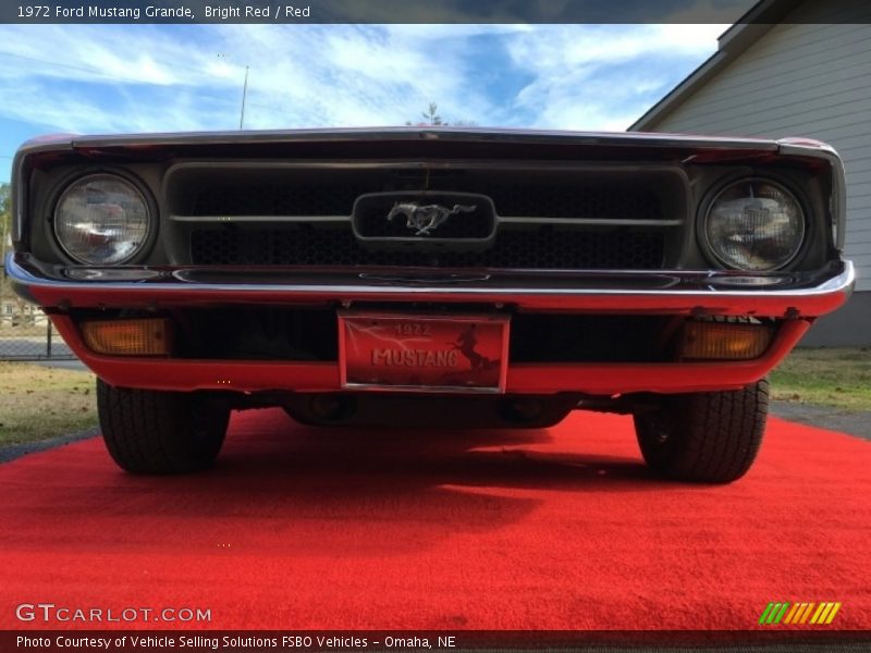Bright Red / Red 1972 Ford Mustang Grande