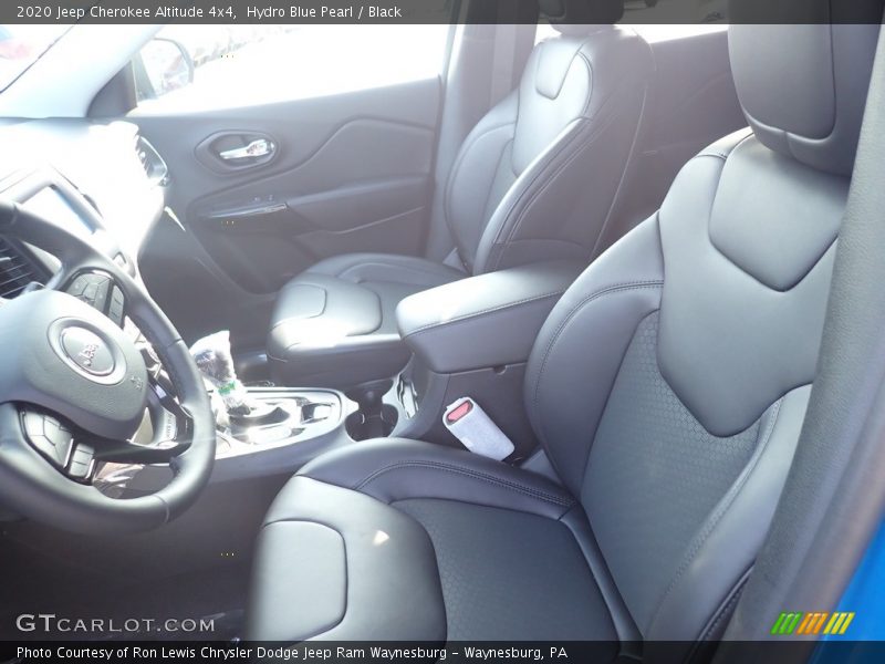 Hydro Blue Pearl / Black 2020 Jeep Cherokee Altitude 4x4