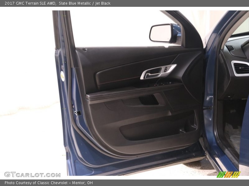 Slate Blue Metallic / Jet Black 2017 GMC Terrain SLE AWD