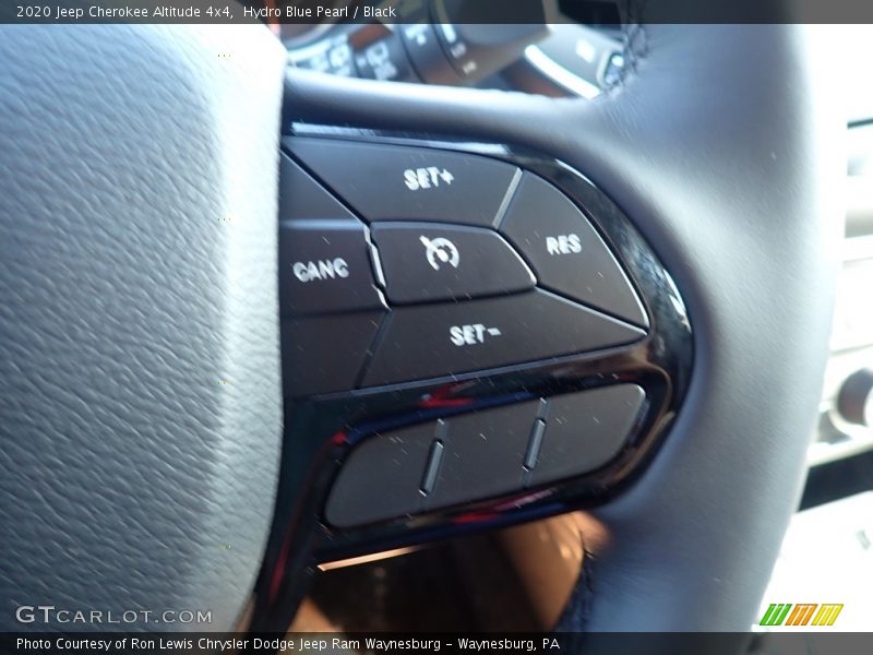 Hydro Blue Pearl / Black 2020 Jeep Cherokee Altitude 4x4