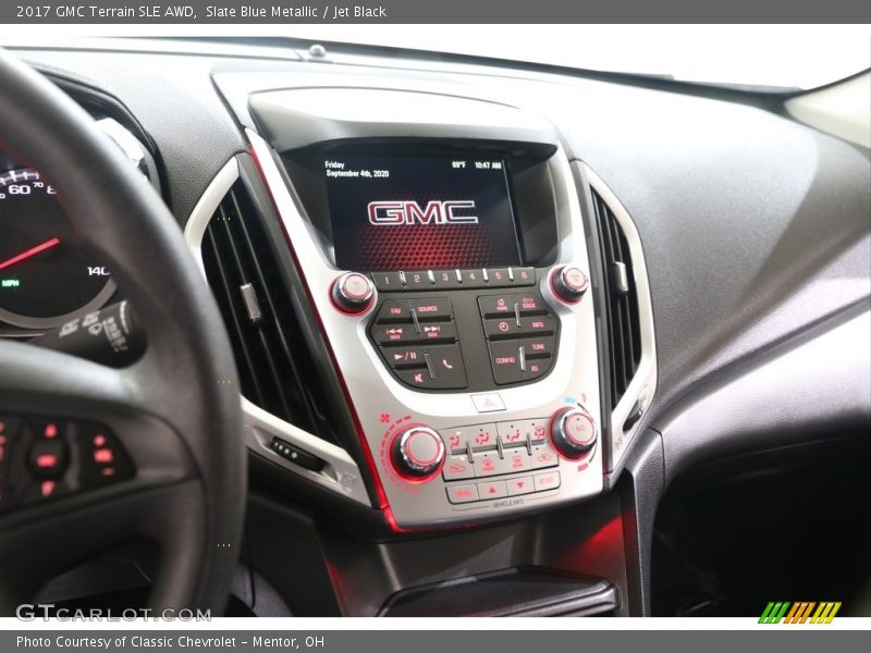 Slate Blue Metallic / Jet Black 2017 GMC Terrain SLE AWD