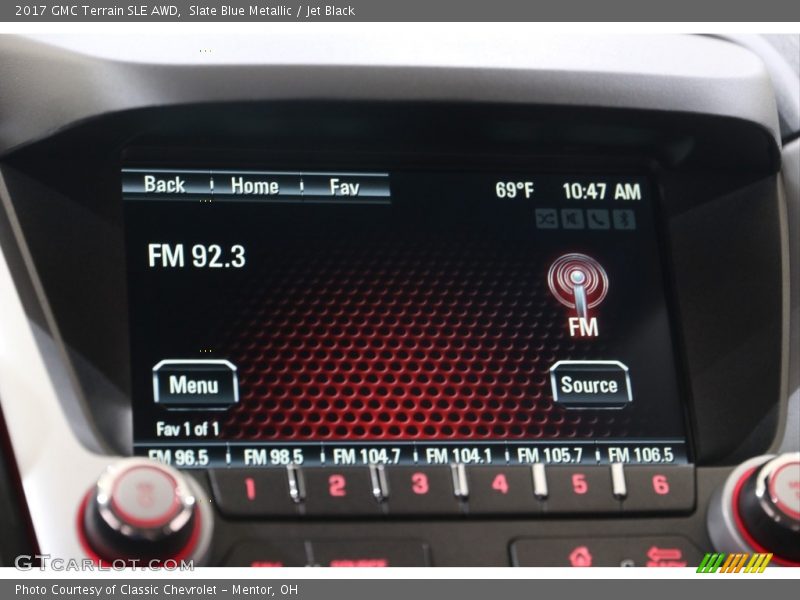 Slate Blue Metallic / Jet Black 2017 GMC Terrain SLE AWD