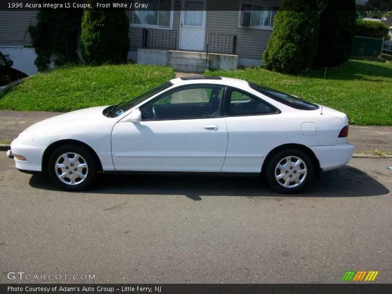 Frost White / Gray 1996 Acura Integra LS Coupe